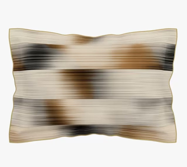 Harlequin Oscillation Striped Charcoal/Multi Cotton Duvet Cover Set - King