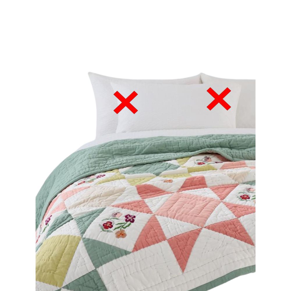 John Lewis x Anine Cecilie Iversen Pansy Quilted Bedspread 220 x 220cm Multi