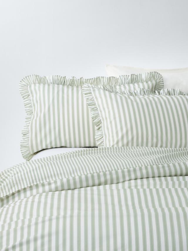 John Lewis x Sanderson Pinetum Cotton Duvet Cover Set - Double - Sweet Pea