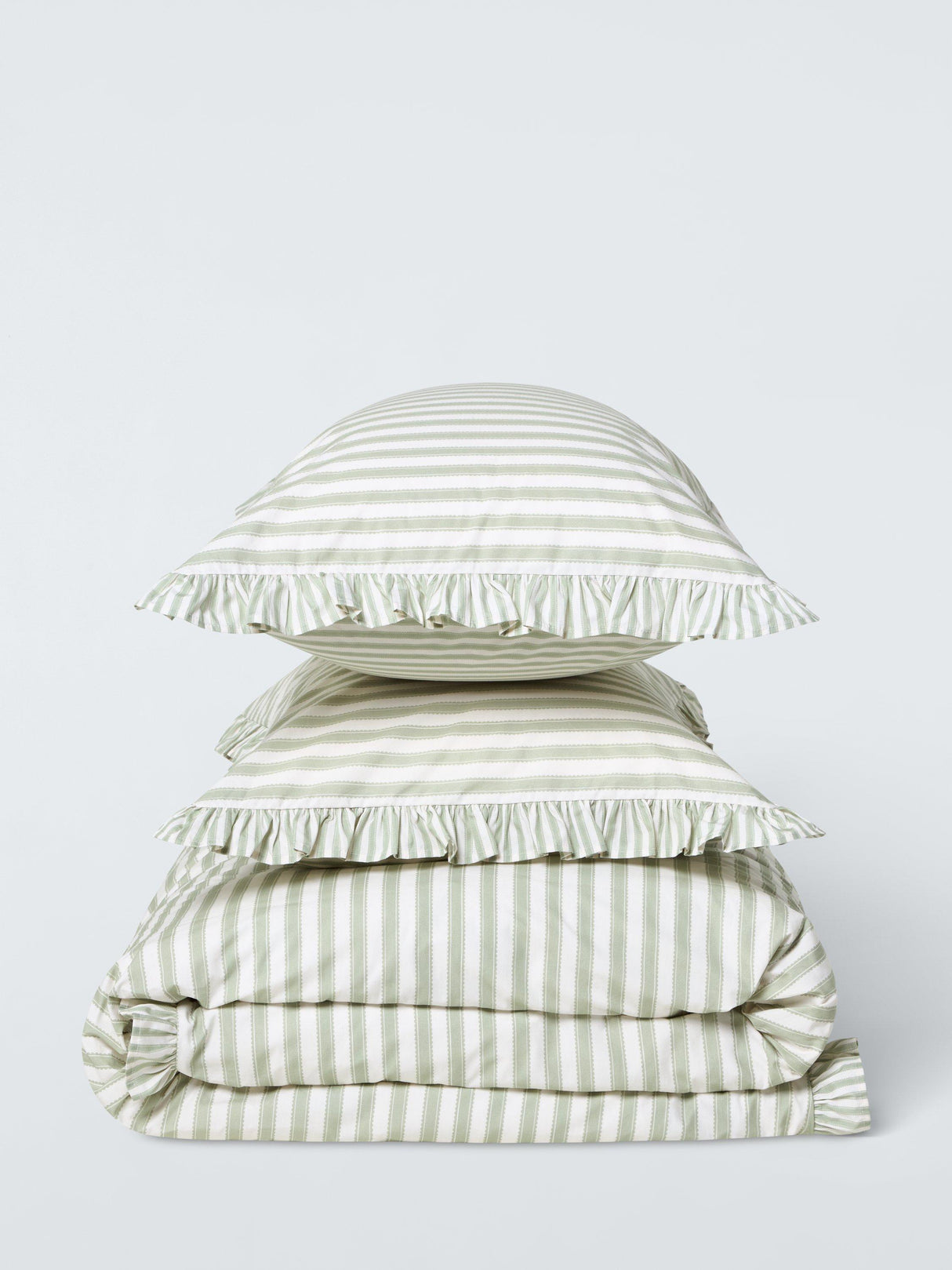 John Lewis x Sanderson Pinetum Cotton Duvet Cover Set - Double - Sweet Pea