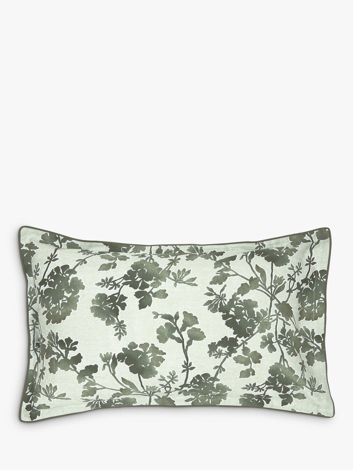 Bedeck of Belfast Yoko Cotton Floral Duvet Cover Set - Green - Super King