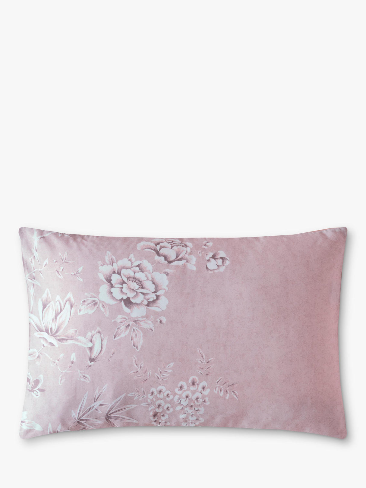 Laura Ashley Rowsham Floral Garden 220TC Cotton Duvet Cover Set King - Blush