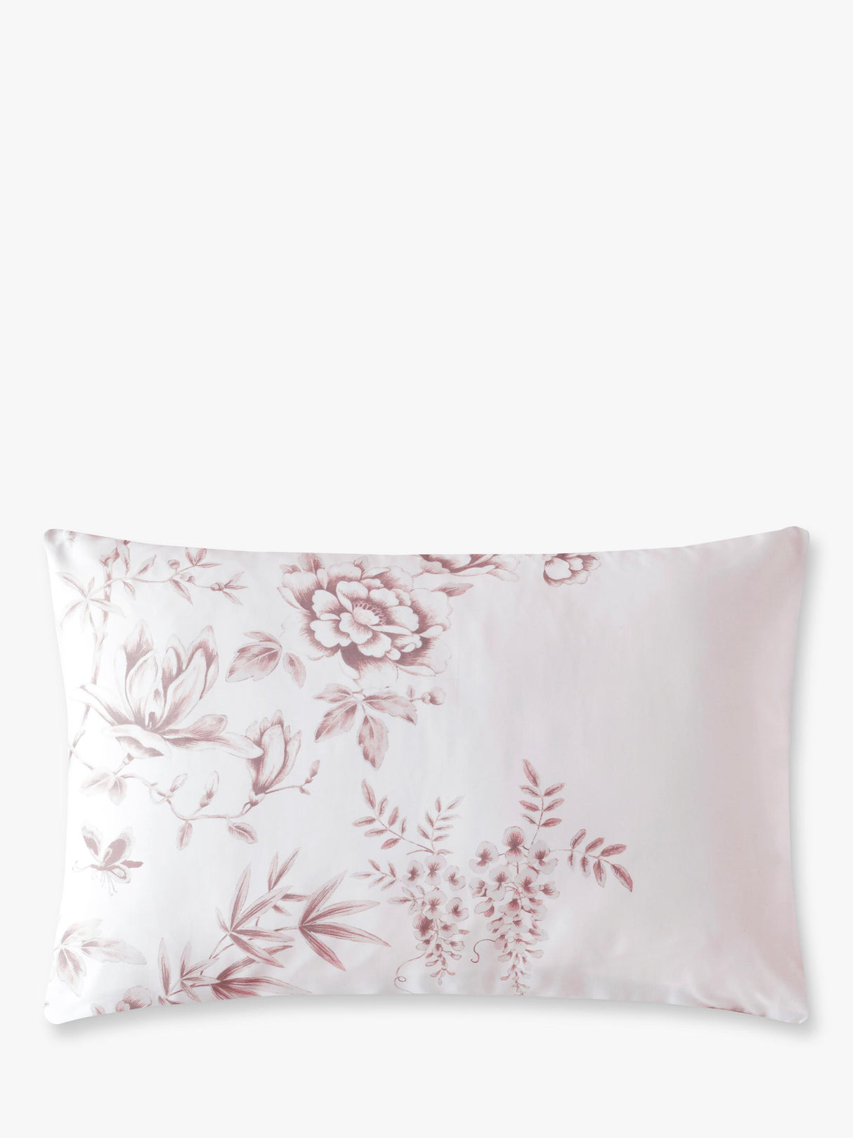 Laura Ashley Rowsham Floral Garden 220TC Cotton Duvet Cover Set King - Blush