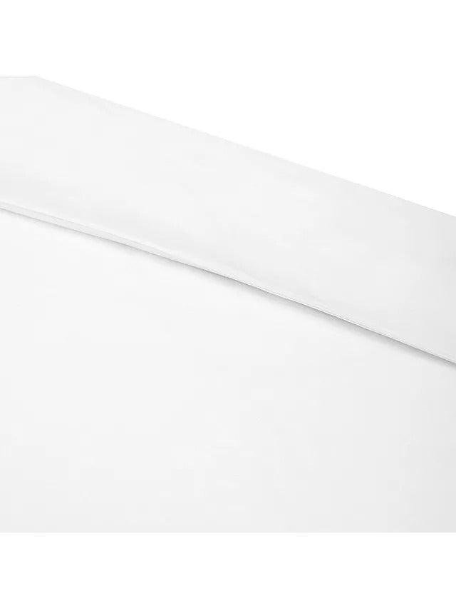 John Lewis Crisp and Fresh Harlow Egyptian Cotton Duvet Cover King - White - Kazoop
