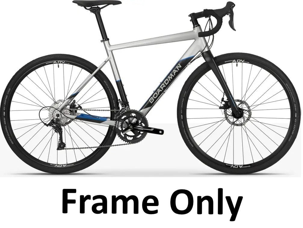 Boardman ADV 8.8 700c Alloy Road Bike Frame - Matt Silver - 51.5cm Small