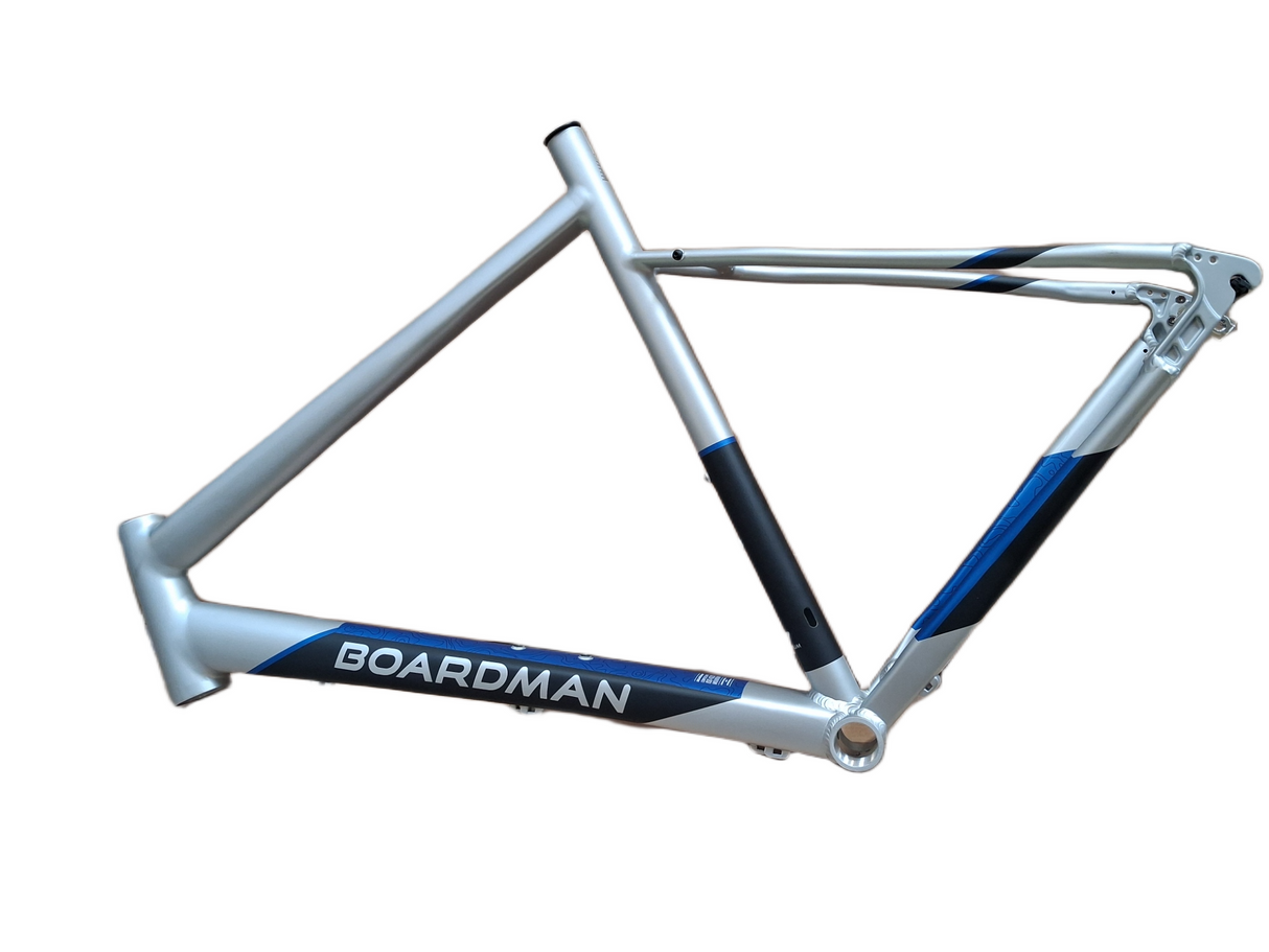 Boardman ADV 8.8 Unisex Adventure Alloy Bike Frame Only Matt Silver X-Large