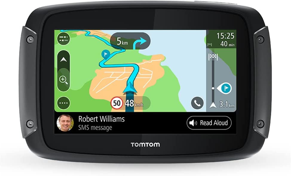 TomTom Rider 500 Motorcycle 4.3" Sat Nav GPS With Europe Maps - Black