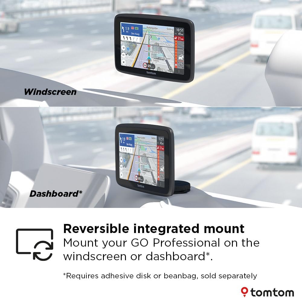 TomTom GO Professional 2nd Gen 6'' Truck Europe Maps Touchscreen Sat Nav