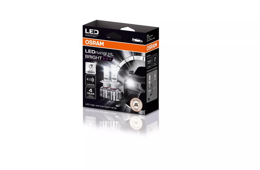 OSRAM LEDriving HL BRIGHT12V 19W LED Headlight Bulbs 6000K Cool White H7/H18