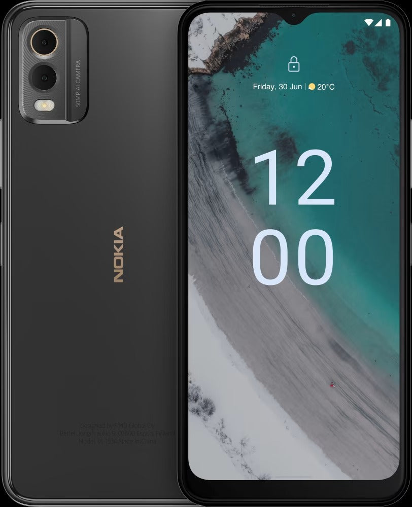 Nokia C32 TA-1534 64GB SIM-Free 6.5" Smartphone 4GB RAM Unlocked - Charcoal - Kazoop