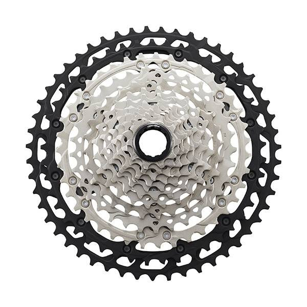 Shimano Bike Spares Deore XT M8100 10-51T 12-Speed Cassette - Black/Silver
