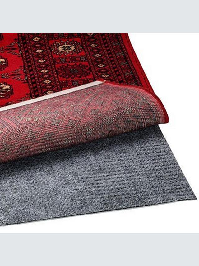 John Lewis Non Slip Rug Hold Floor Grip Underlay 400 x 300cm - Grey/White