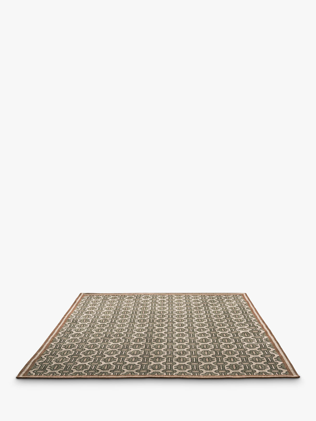 Sanderson Matmi Rectangular Abstract Rug - Avocado Green - L230 x W160cm