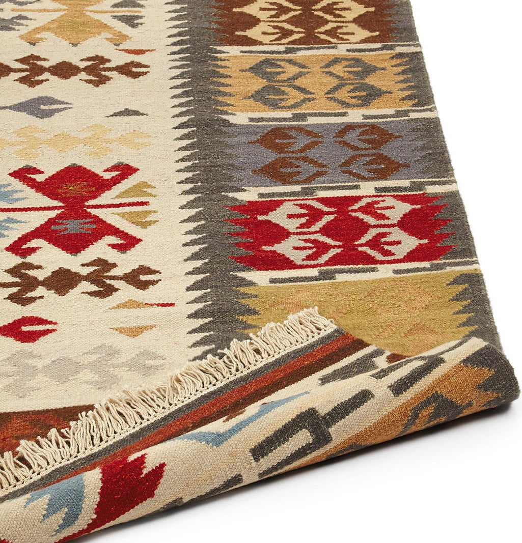 John Lewis Fusion Manisa Kelim Rug 100% Wool 300cm x 200cm