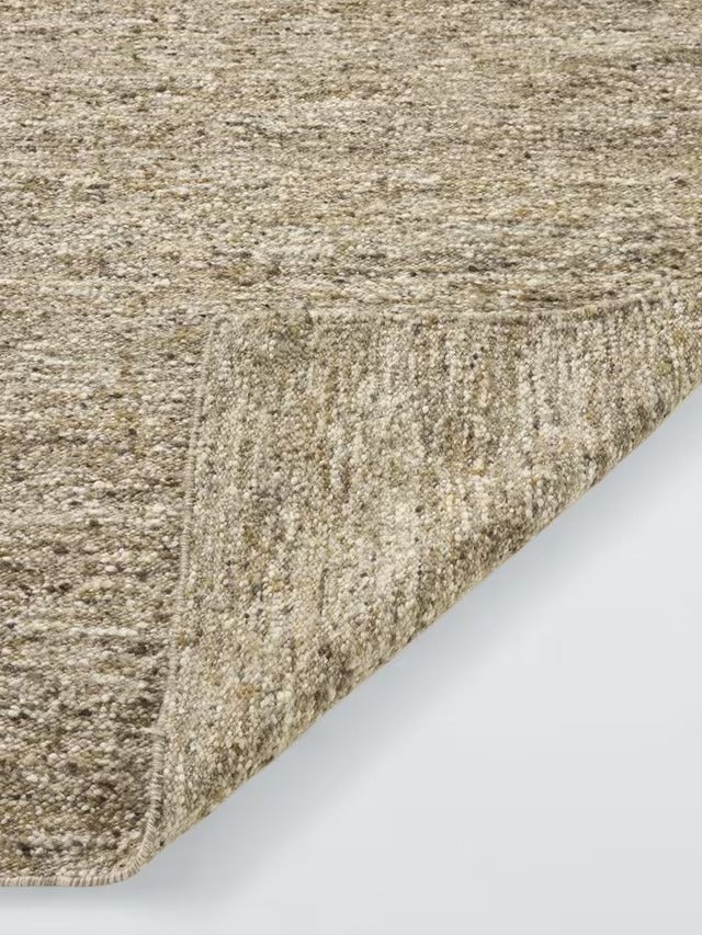 John Lewis Flecks Wool Rich Soft Textured Rug L180 x W120cm - Natural Fleck