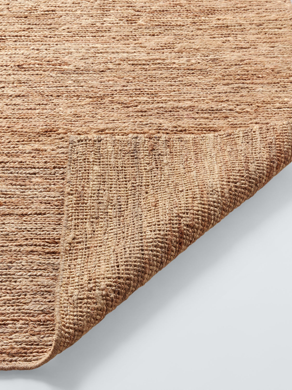 John Lewis Sumak Hand Knotted Textured Jute Rich Rug L240 x W170cm - Natural