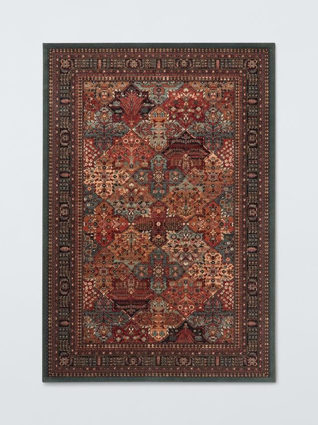 John Lewis Royal Heritage Imperial Baktian Traditional Rug 240 x 160cm Green