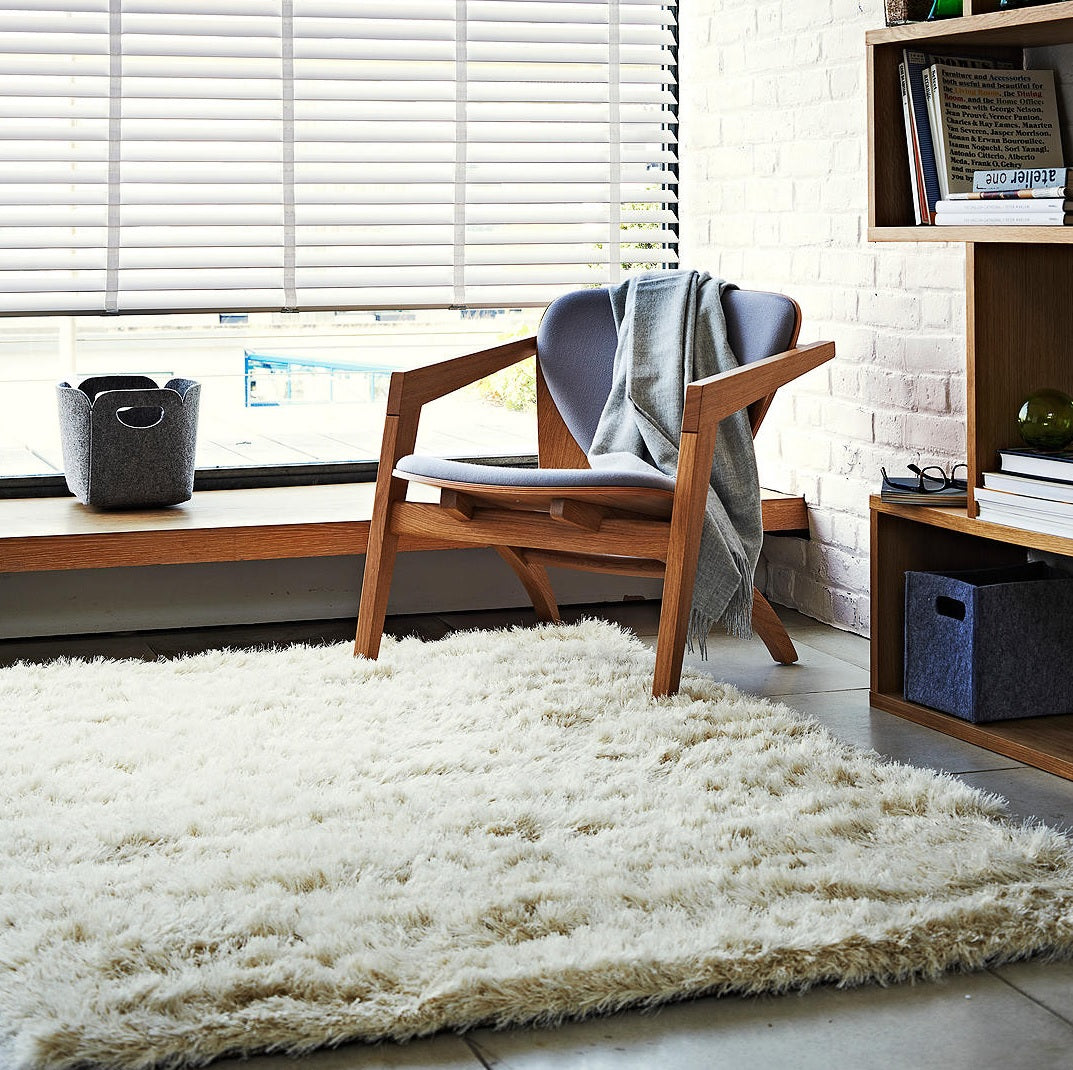 John Lewis Rhapsody Shaggy Rug 200cm x 135cm - Ivory