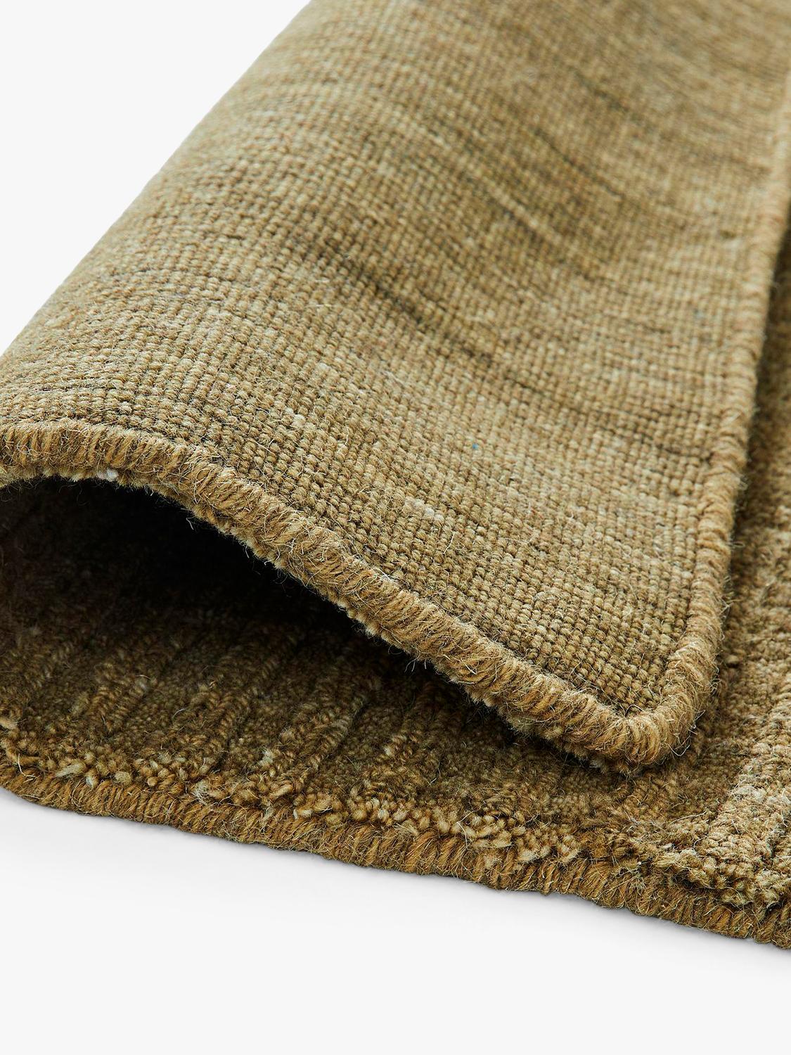 West Elm Ojai 100% Wool Hand Woven Rectangular Wool Rug 8 x 5ft - Green