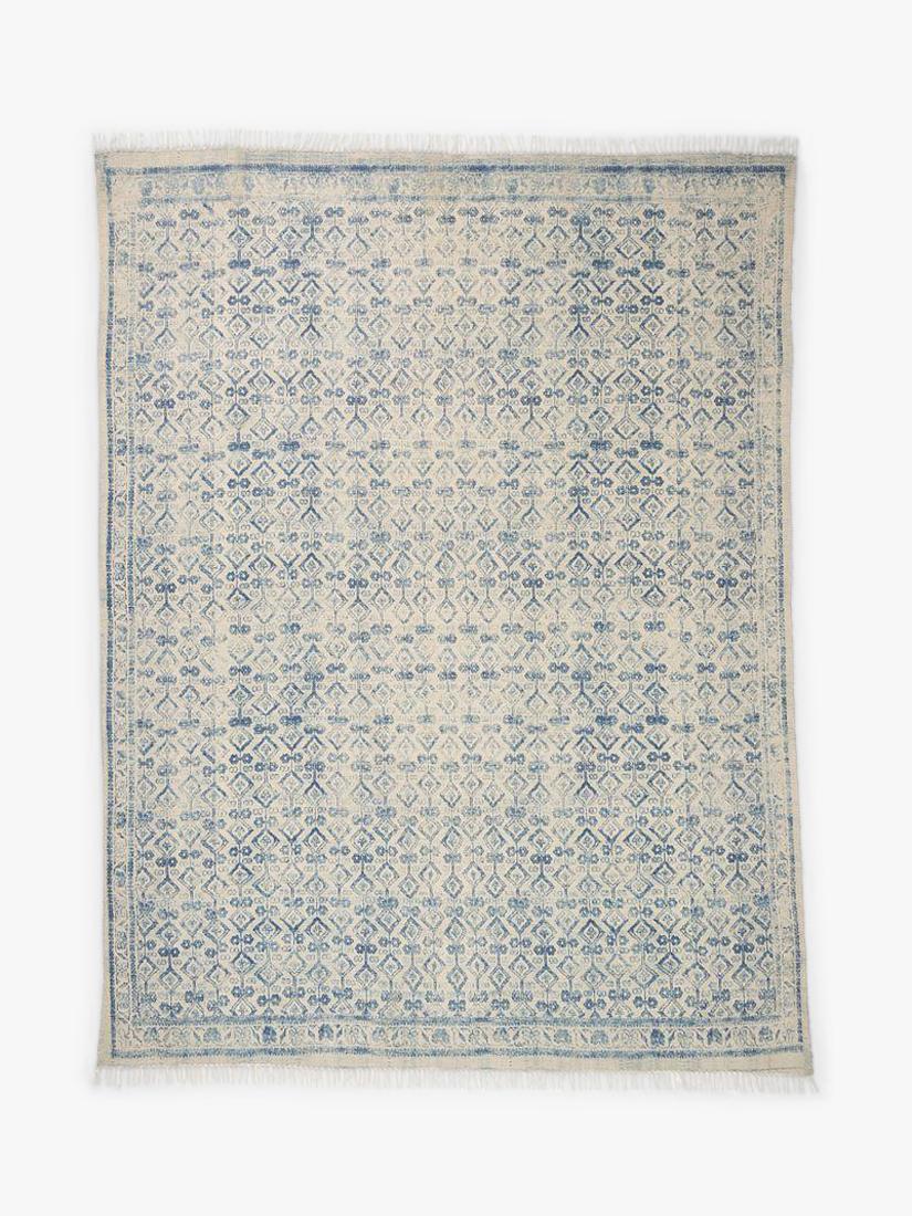 West Elm Gabi Reversible Persian Inspired Rug - Indigo - Size 152 x 240cm