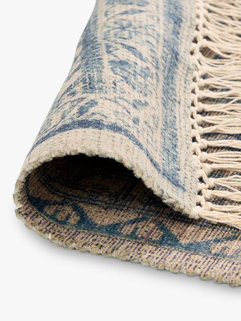 West Elm Gabi Reversible Persian Inspired Rug - Indigo - Size 152 x 240cm