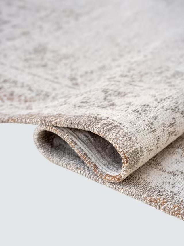 Louis De Poortere Medallion Traditional Rectangular Rug 180 x 120 cm - Grey