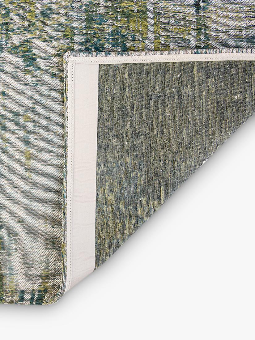 Louis De Poortere Streaks Machine Washable Abstract Rug 200 x 140cm - Green