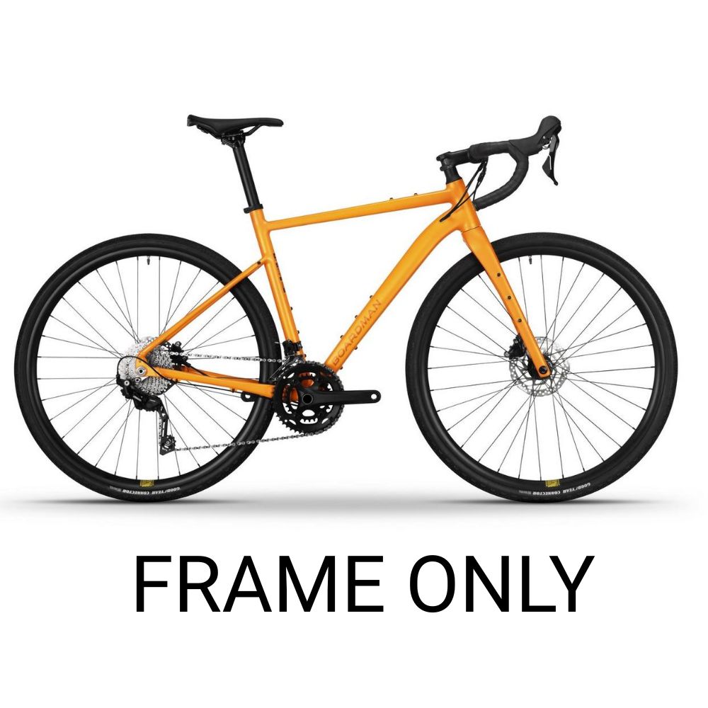 Boardman ADV 8.9 Gravel Unisex Bike Frame Only - Orange - Small/Medium