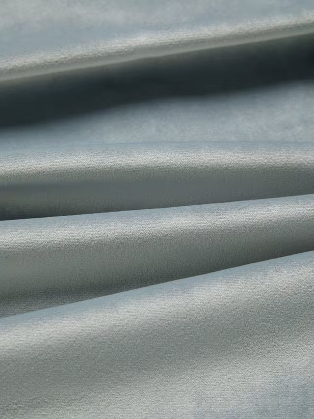John Lewis Velvet Pair Lined Eyelet Curtains W167 x Drop 228cm - Silver