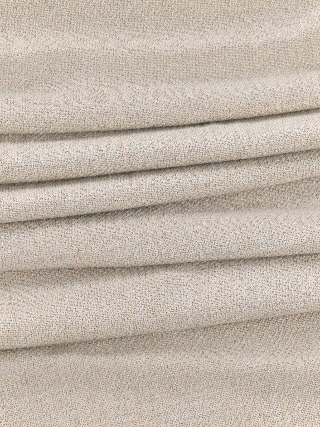 John Lewis Rustic Twill Lined Pencil Pleat Curtains Warm Natural 228 x 182cm