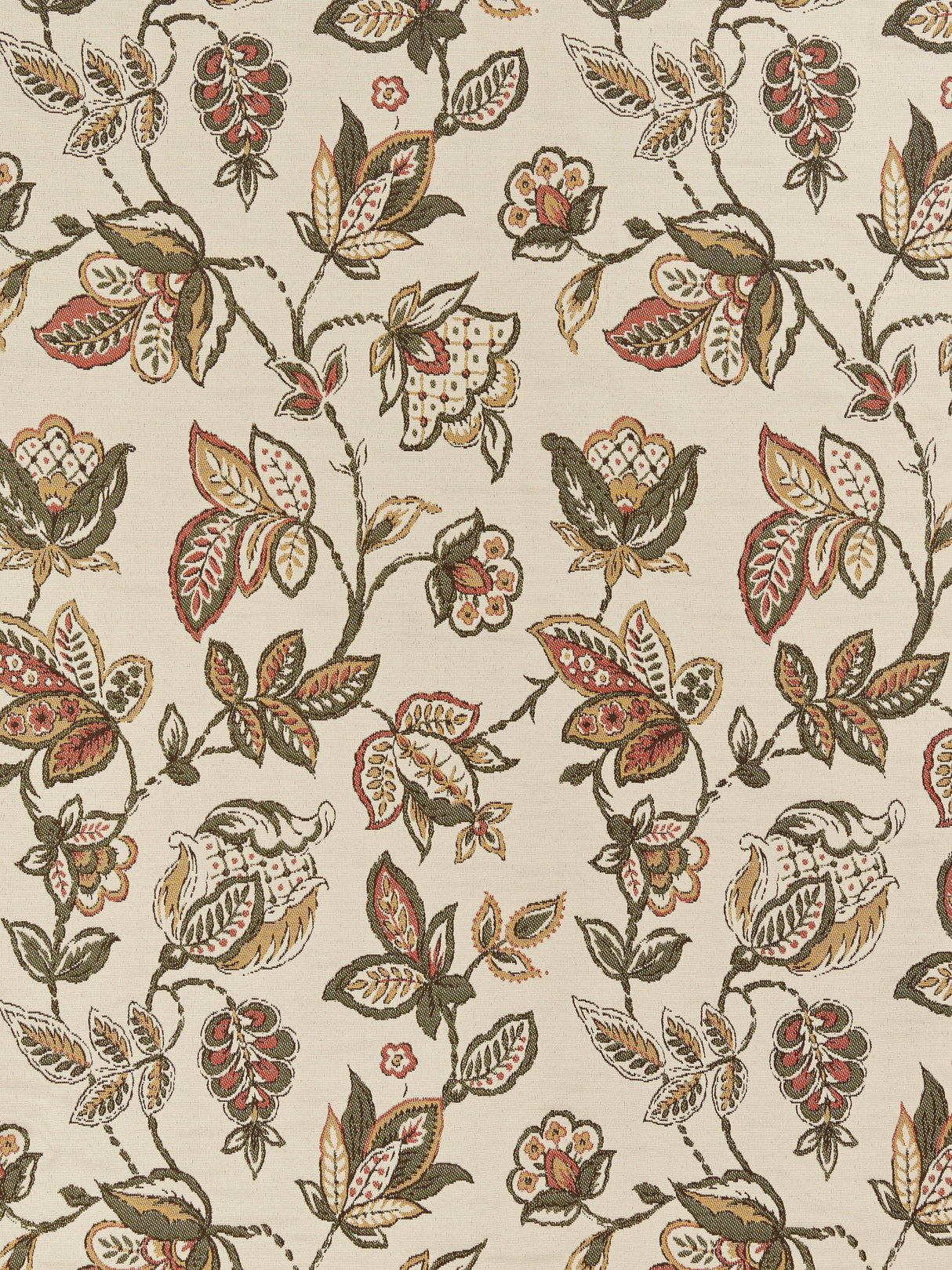 John Lewis Cordelia Floral Lined Pencil Pleat Curtains W167 x H228cm - Multi
