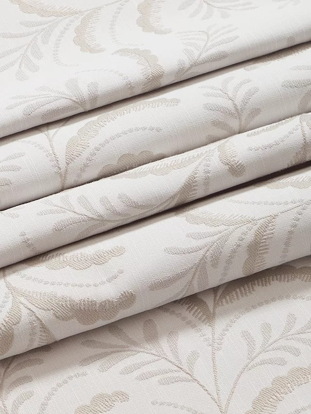 John Lewis Blackout Lined Eyelet Curtains W228 x Drop 182cm - Natural - Kazoop