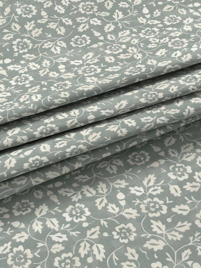 John Lewis Marlow Pair Lined Pencil Pleat Curtains W228 x D182cm - Duck Egg