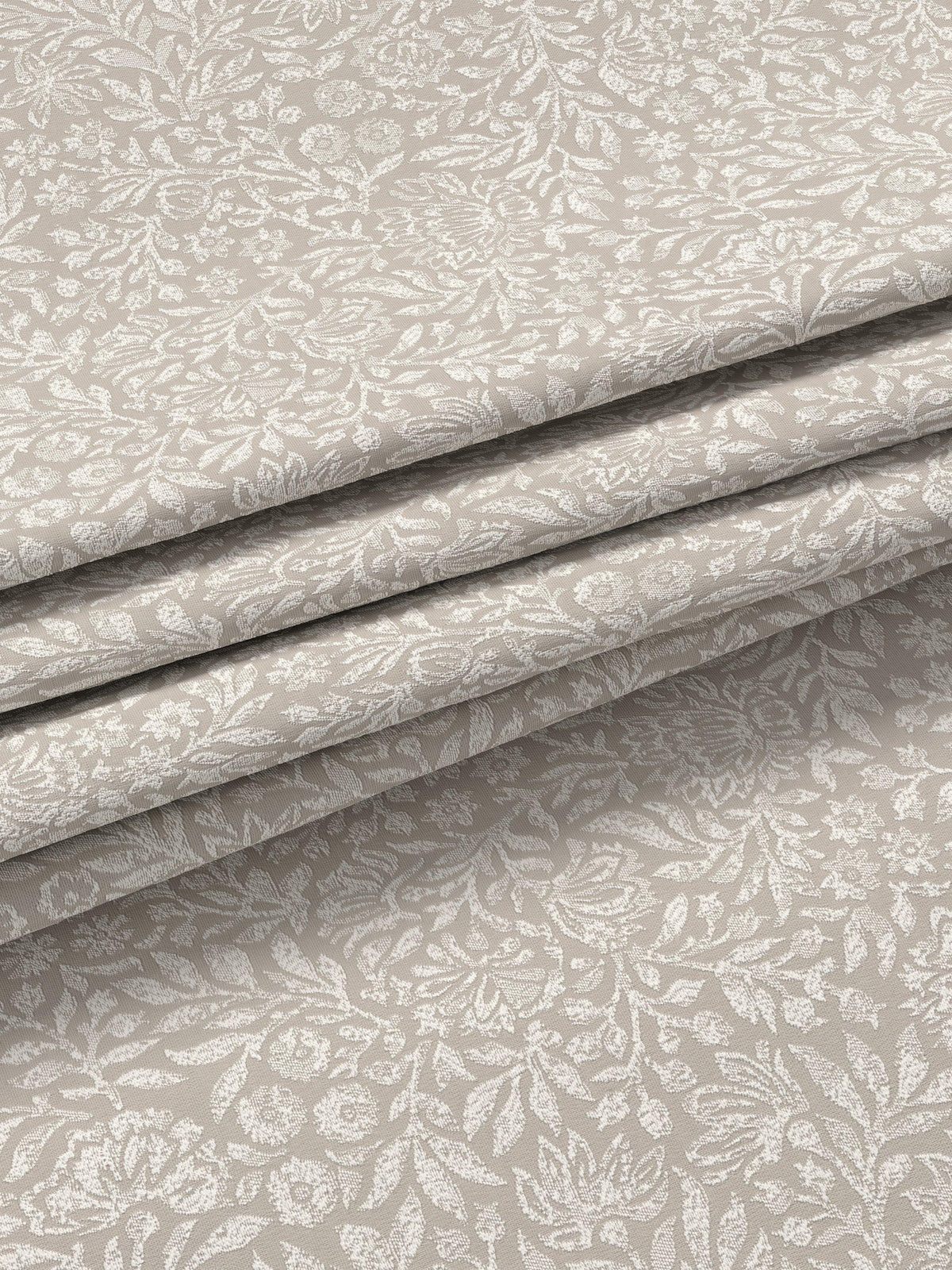 John Lewis Hidcote Weave Pair Lined Eyelet Curtains - W167 x D137cm - Putty