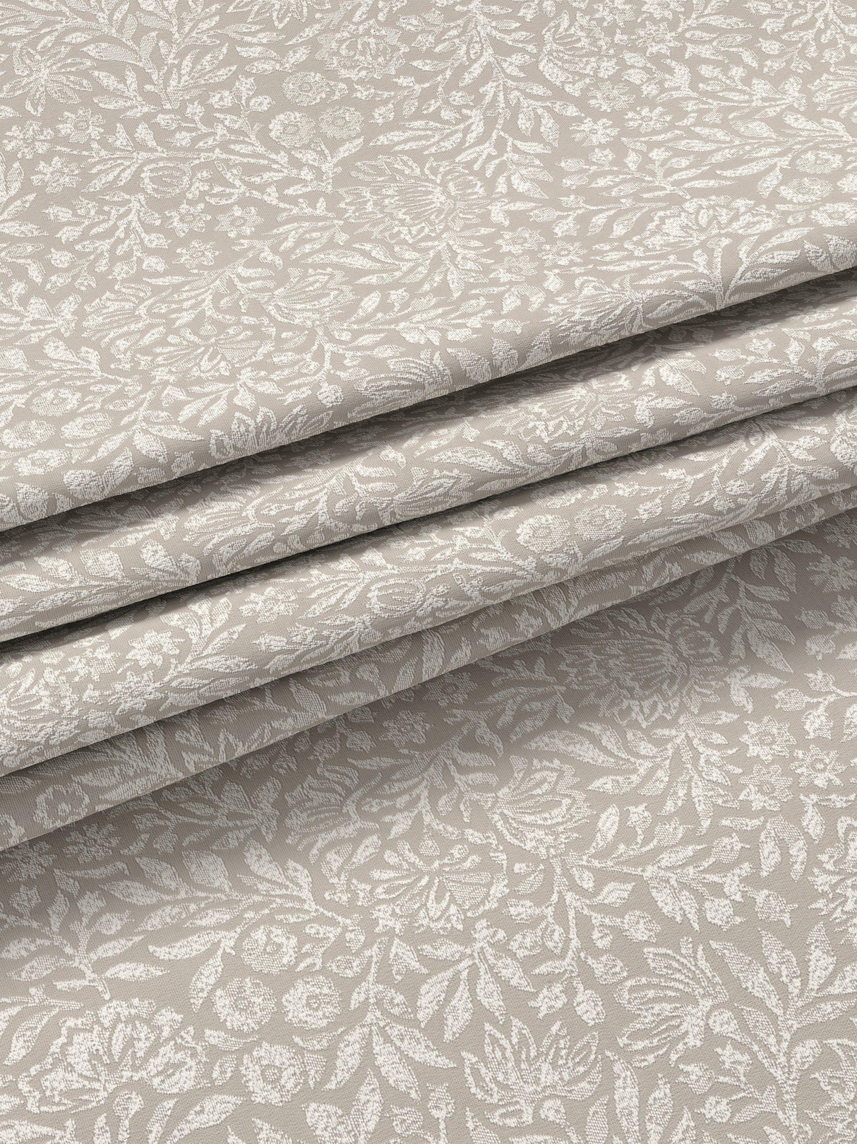 John Lewis Hidcote Weave Pair Lined Eyelet Curtains W167 x Drop 228cm Putty