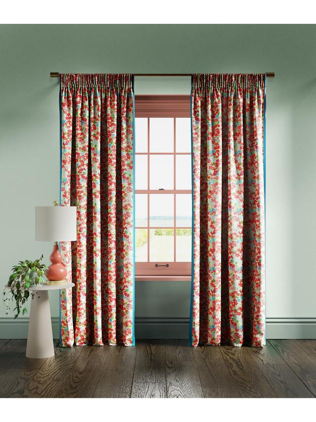 Harlequin Sophie Robinson Meadow Curtains - 228 x 182cm - Carnelian pearl
