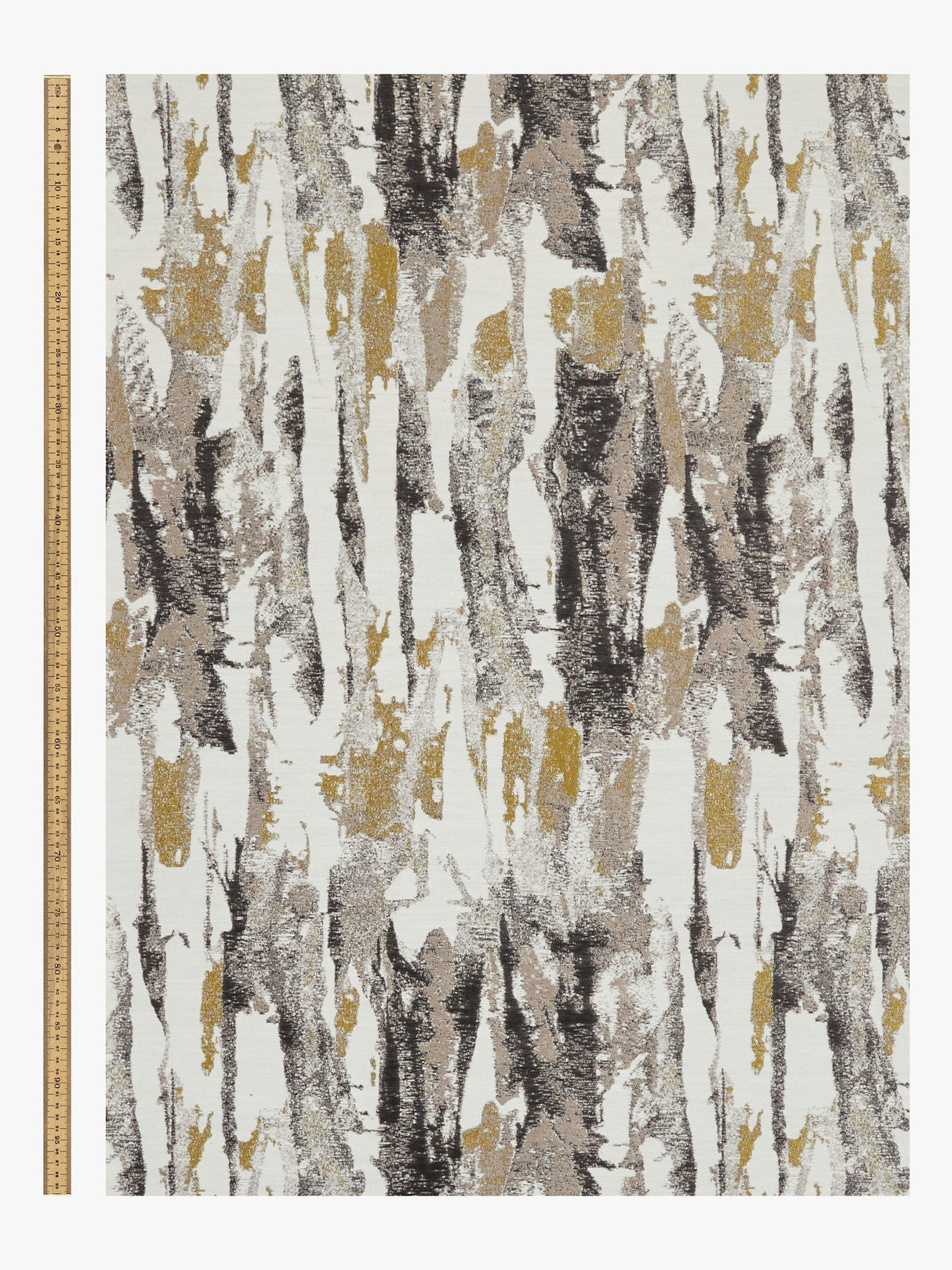Harlequin Takara Pair Lined Eyelet Curtains Mustard/Charcoal - W228 x 182cm