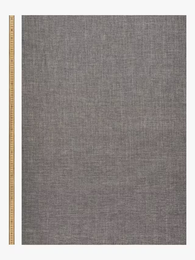 John Lewis Weave Pair Thermal Lined Pencil Pleat Curtains 228x182cm - Steel - Kazoop