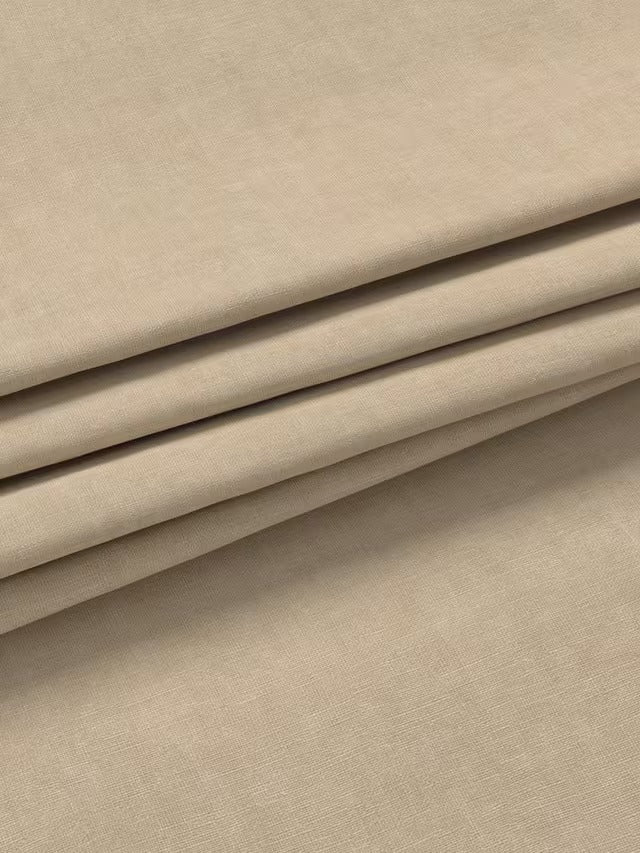John Lewis Textured Weave Blackout Lined Eyelet Curtains Oatmeal 228 x 182cm