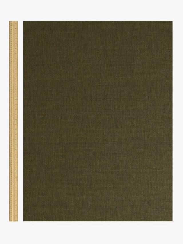 John Lewis Textured Blackout Pencil Pleat Curtains W228 x D182cm - Avocado