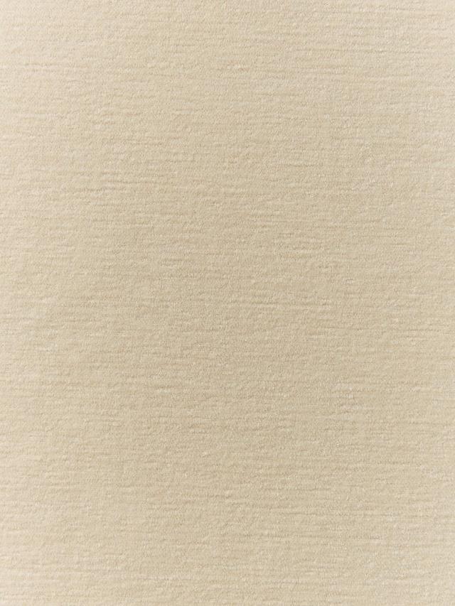 John Lewis Velvet Chenille Thermal Lined Eyelet Curtains 167x274 Chalk Cream