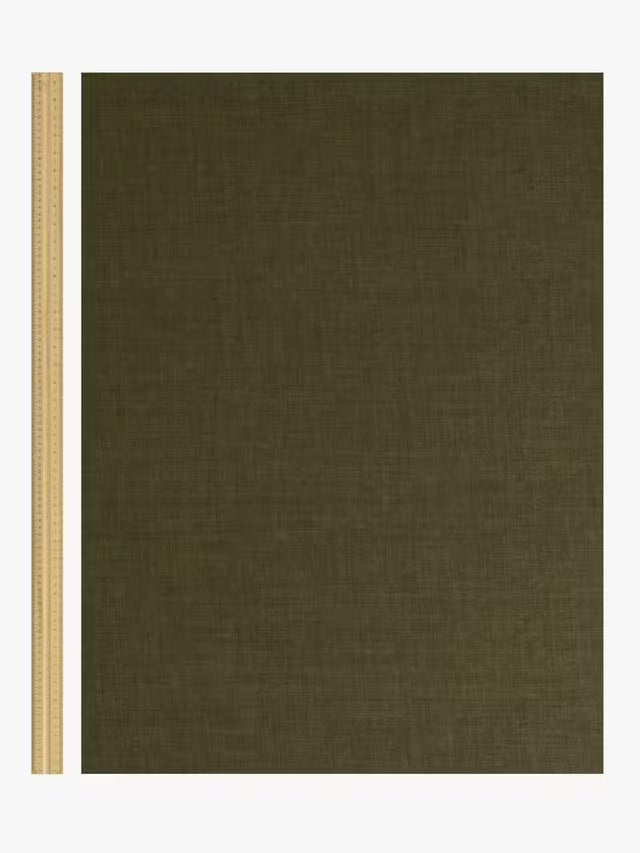 John Lewis Textured Blackout Lined Eyelet Curtains - Moss Green W228 x 182cm