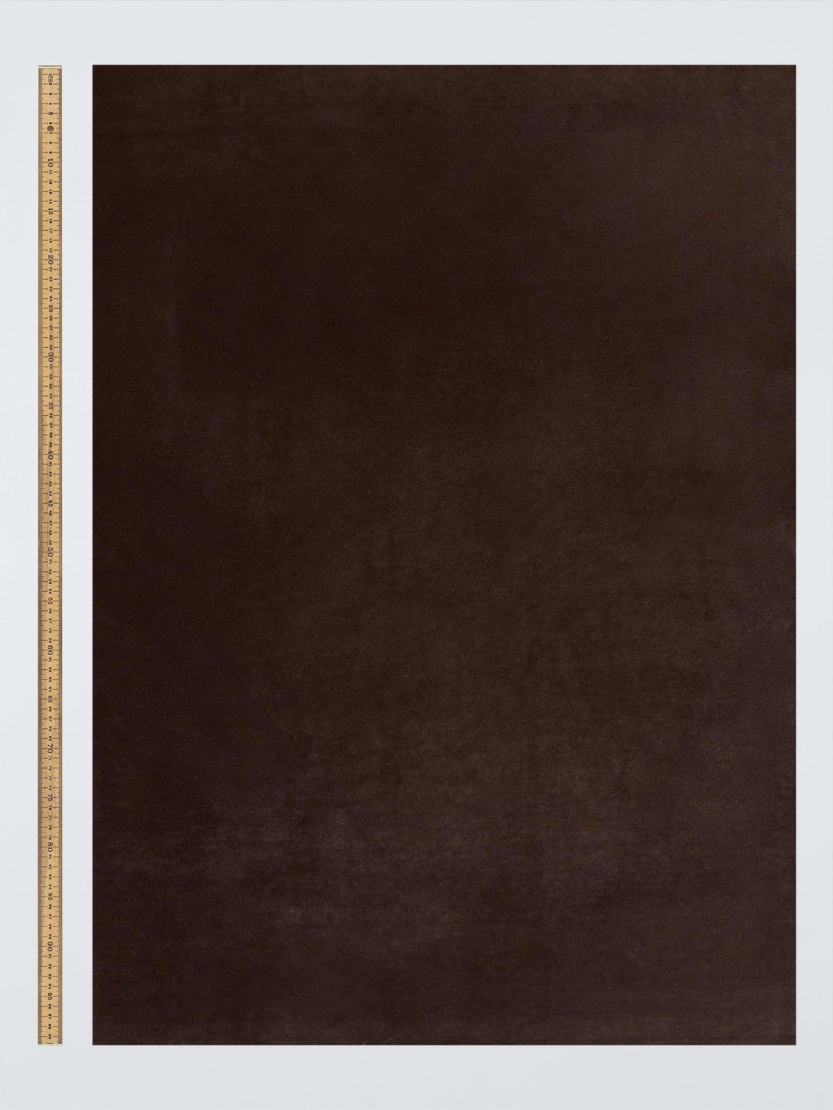 John Lewis Matt Velvet Blackout Pencil Pleat Curtain - 167 x 182cm - Cocoa
