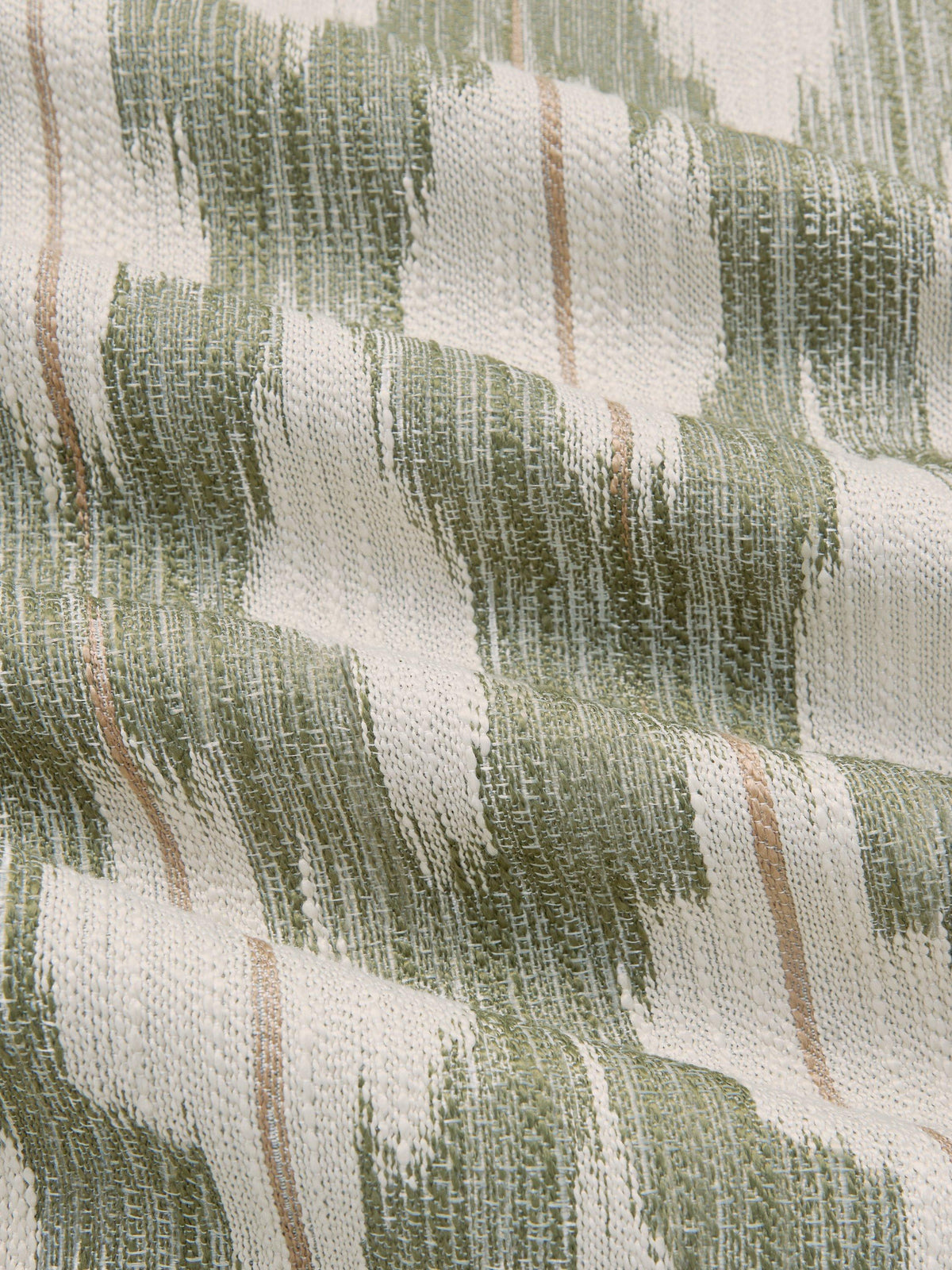 John Lewis Alta Jacquard Pencil Pleat Curtains - 228 x 228cm - Soft Caramel