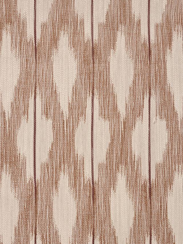 John Lewis Alta Jacquard Pencil Pleat Curtains - 228 x 228cm - Soft Caramel