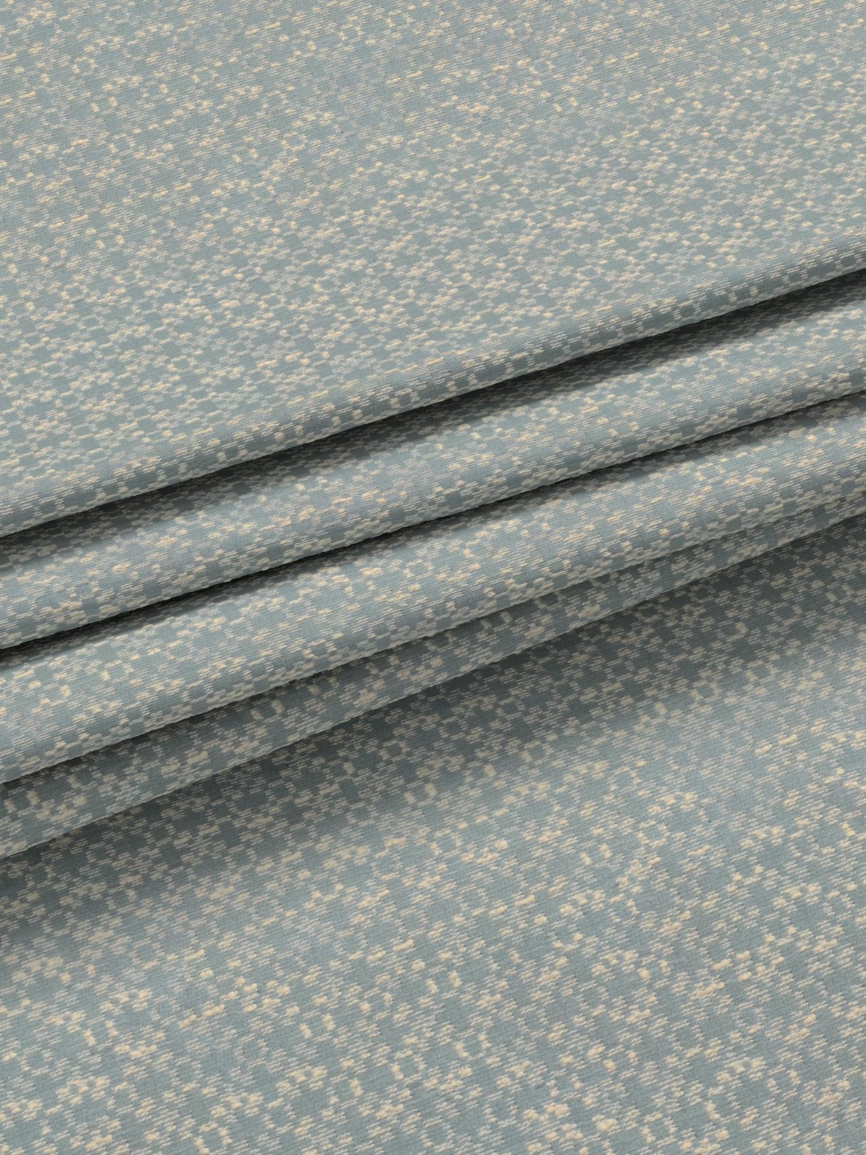 John Lewis Rona Weave Pair Lined Eyelet Curtains W167 x D182cm - Duck Egg