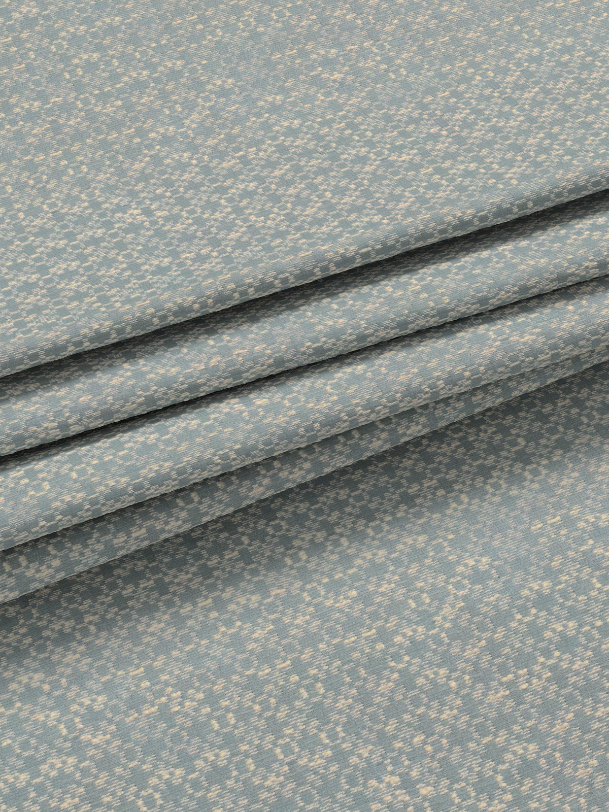 John Lewis Rona Weave Pair Lined Eyelet Curtain - 167 x 228cm - Duck Egg