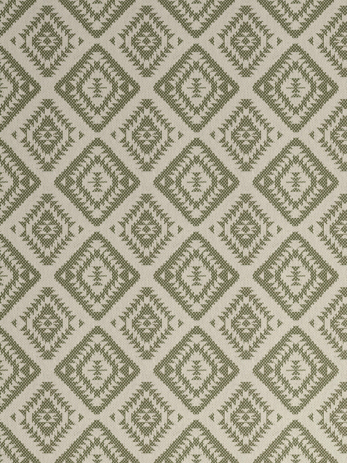 John Lewis Native Weave Pair Lined Eyelet Curtains - 167 x 182cm - Avocado