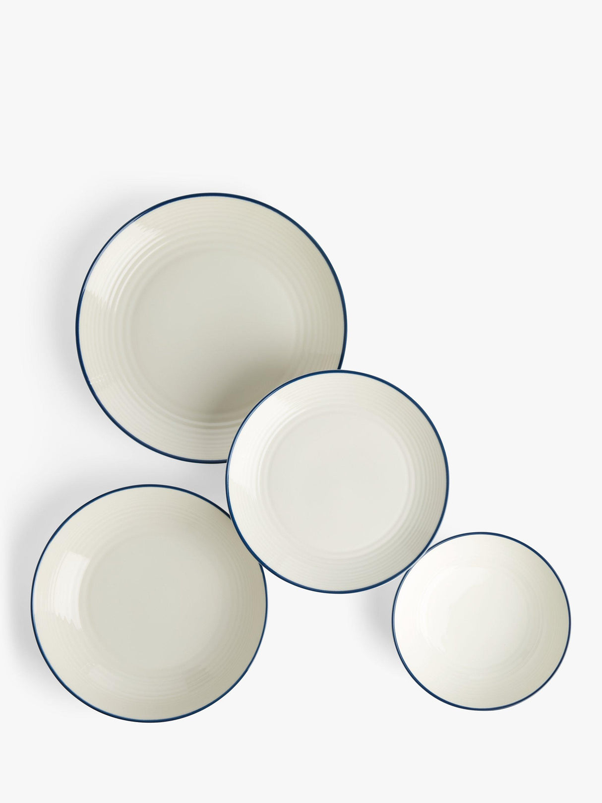 Royal Doulton Gordon Ramsay Maze Denim Line 16pc Dinnerware Set - Blue/White