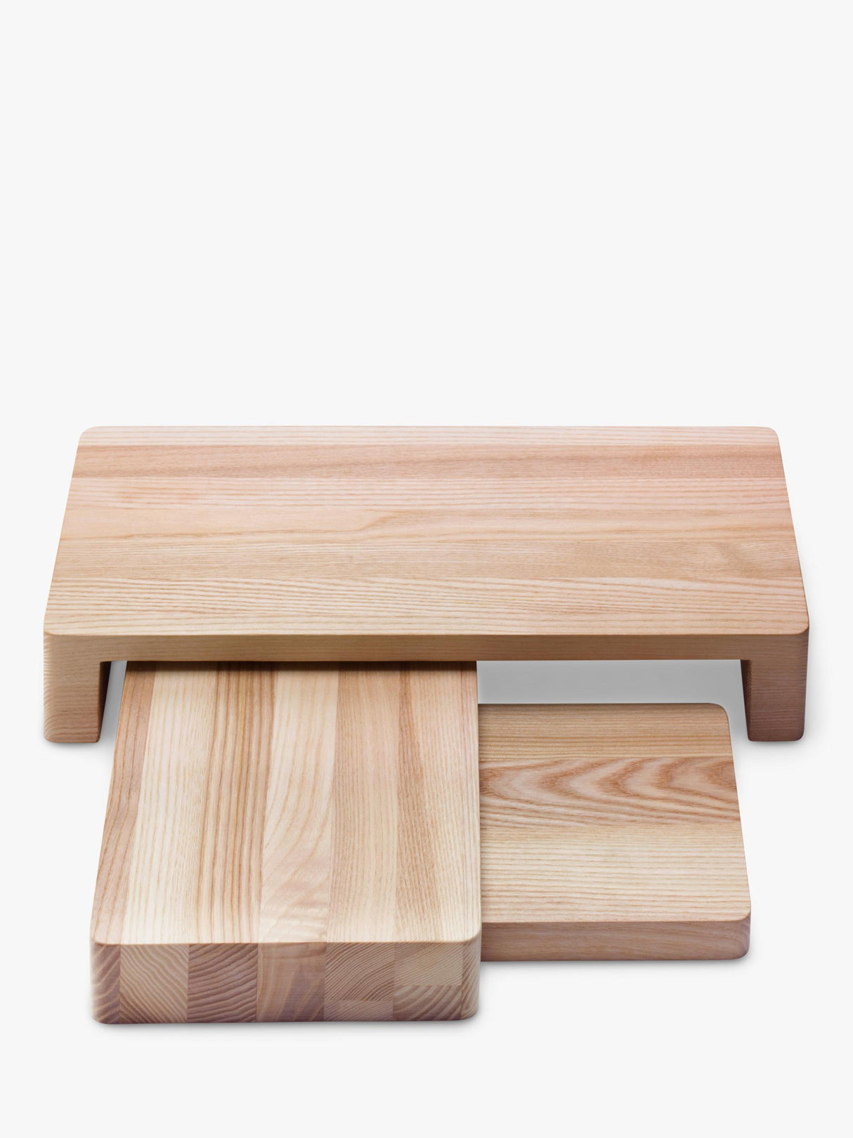 LSA International Collective Nesting Ash Wood Platters - Set of 3 - Natural